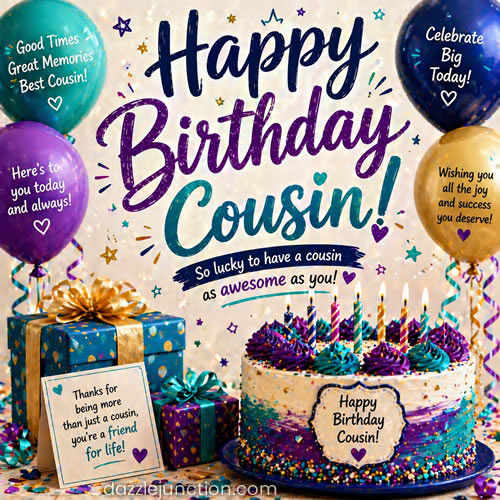 Happy Birthday Cousin