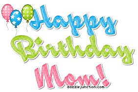 Happy Birthday Mom Graphic