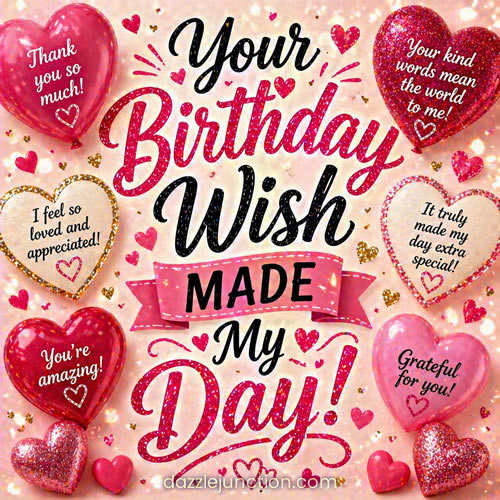 Birthday Wish Made Day