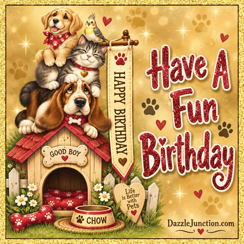 Fun Birthday Happy Birthday greeting image