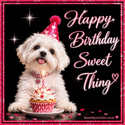 Hbd Sweet Thing Happy Birthday greeting image