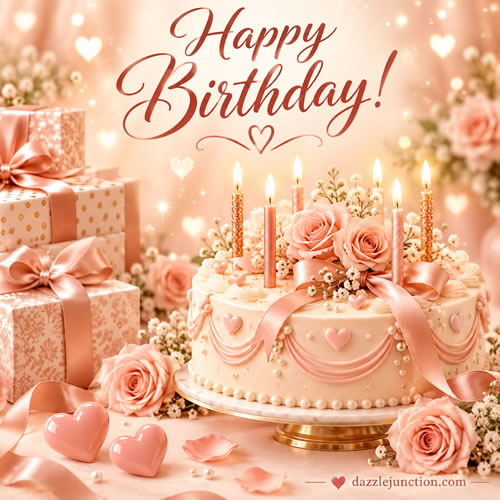 Heart Birthday Happy Birthday greeting image