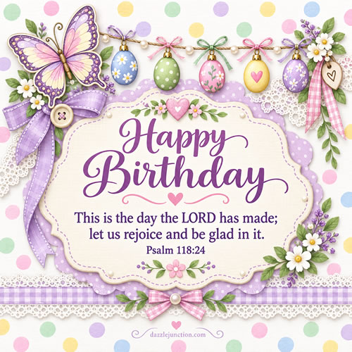 Psalm Birthday Happy Birthday greeting image