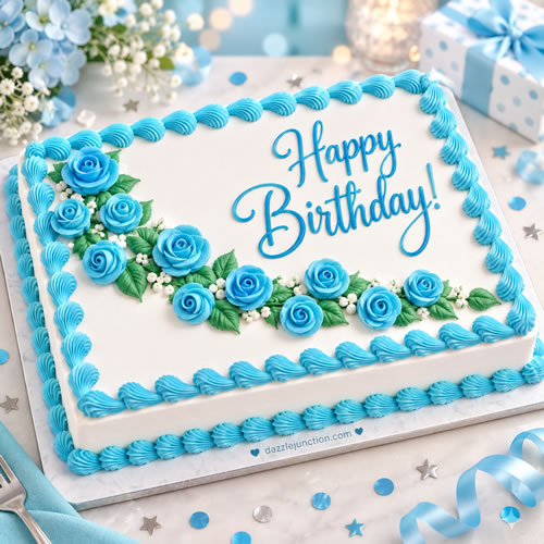 Sheetcake Happy Birthday greeting image