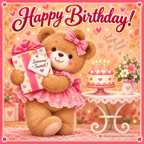 Someone Sweet Happy Birthday greeting image