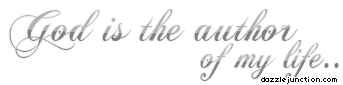 God Is The Author Of My Lif