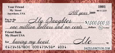 Daughter Having Heart Dj