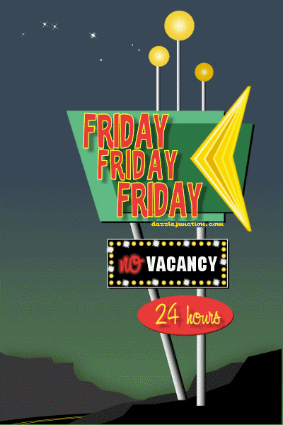 Friday Flashing Sign