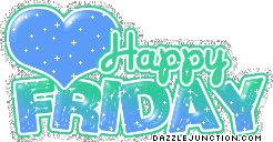 Green Blue Glitter Friday