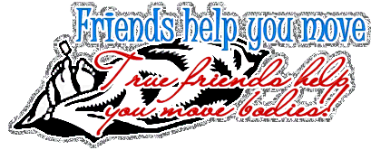 Move Bodies Friend Glitters greeting image