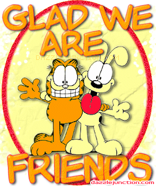2 Garfield Odie Friends