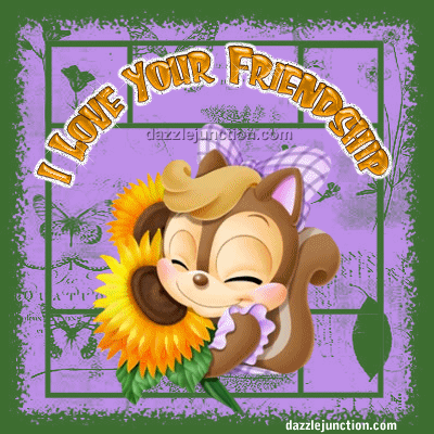 Love Your Friendship Squirrel