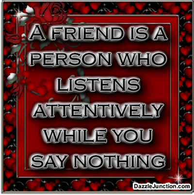 Friend Listens Attentively