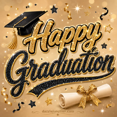 Glittery Graduation