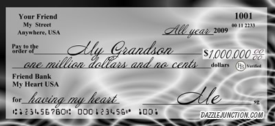 Grandson Having Heart Dj