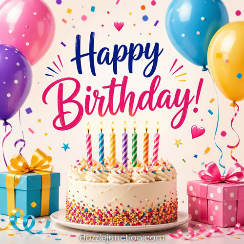 Birthday Celebration Happy Birthday greeting image