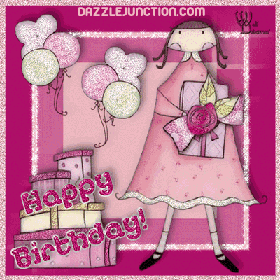 Girl Wishes Birthday