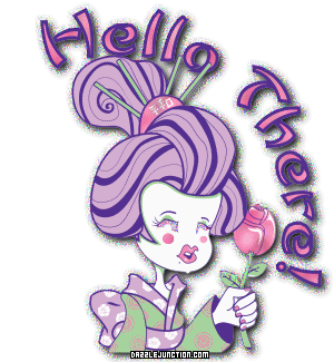 Asian Lady Hello There 1