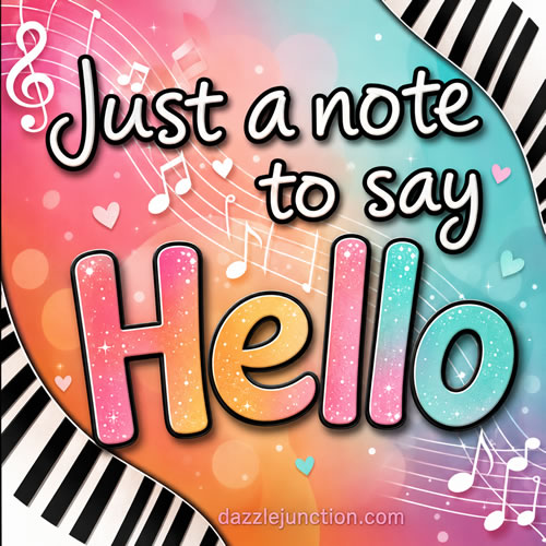 Note To Say Hello