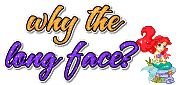 Long Face Misc Glitter greeting image