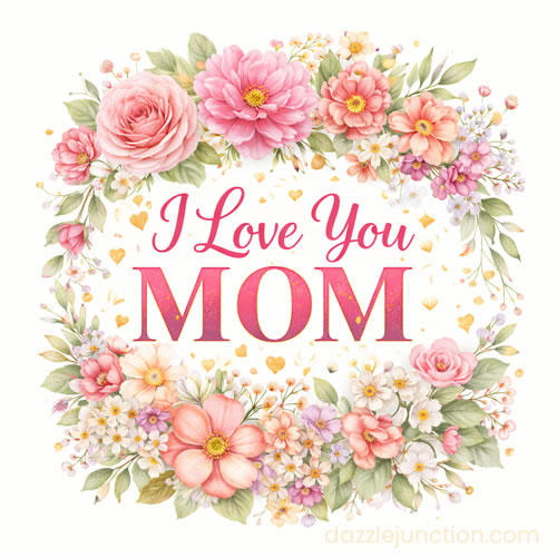 I Love You Mom Mother greeting image