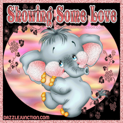 Showing Love Elephant