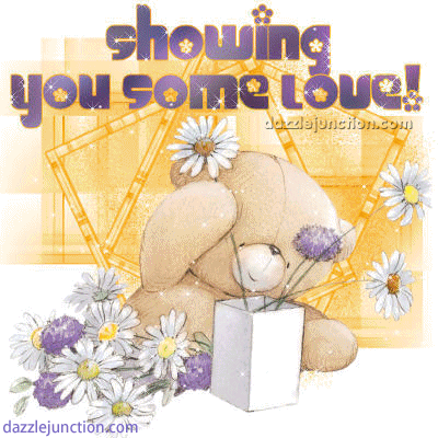 Showing Love  Bear