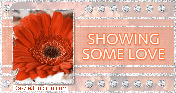 Sparkle Flower Showing Luv