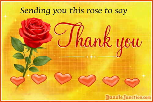 Sending Rose to Say Thank You
