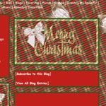 Animated Christmas Plaid
