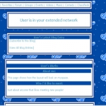 Animated Blue Flashing Hearts