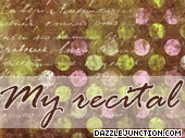My Recital Artsy