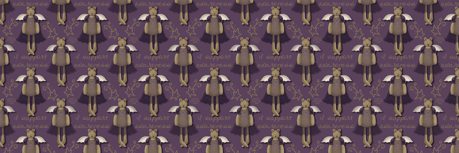 Support Bear Purple Twitter Header