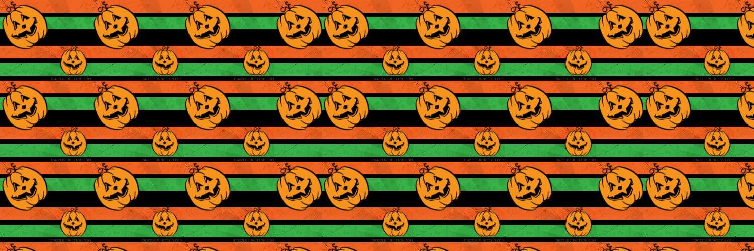 Green Orange Stripe Twitter Header